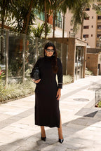 Vestido gola alta
