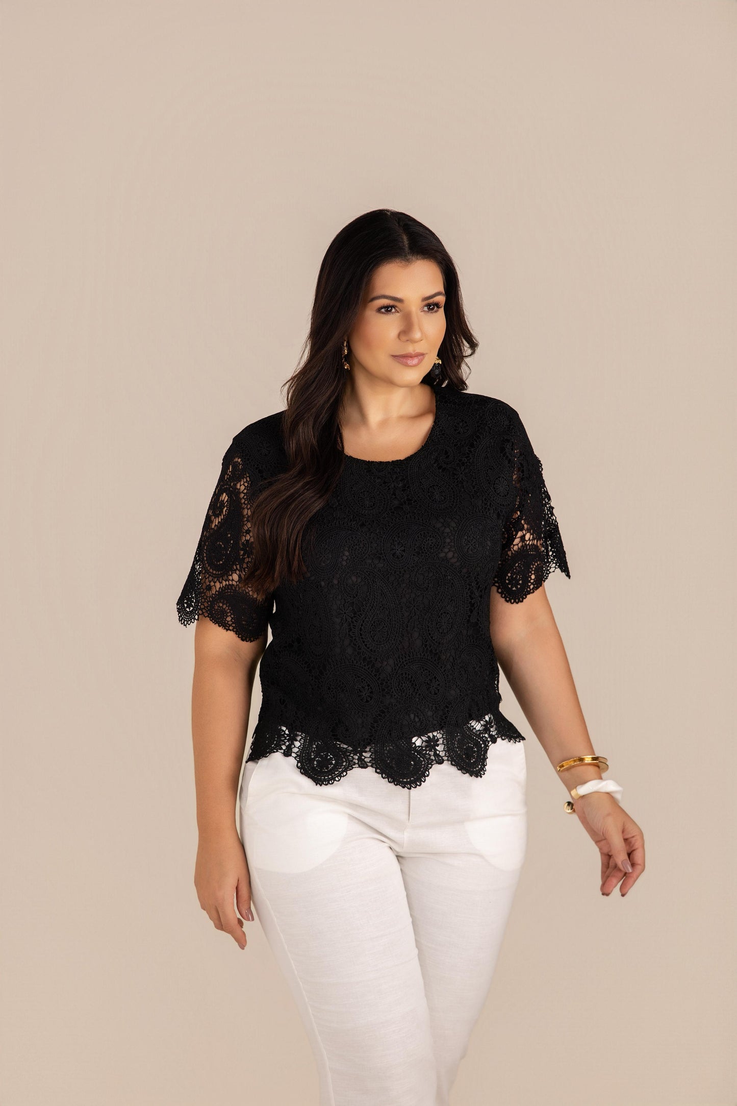 Blusa de renda