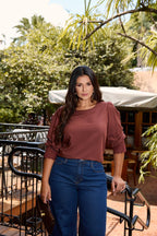 Blusa de viscose