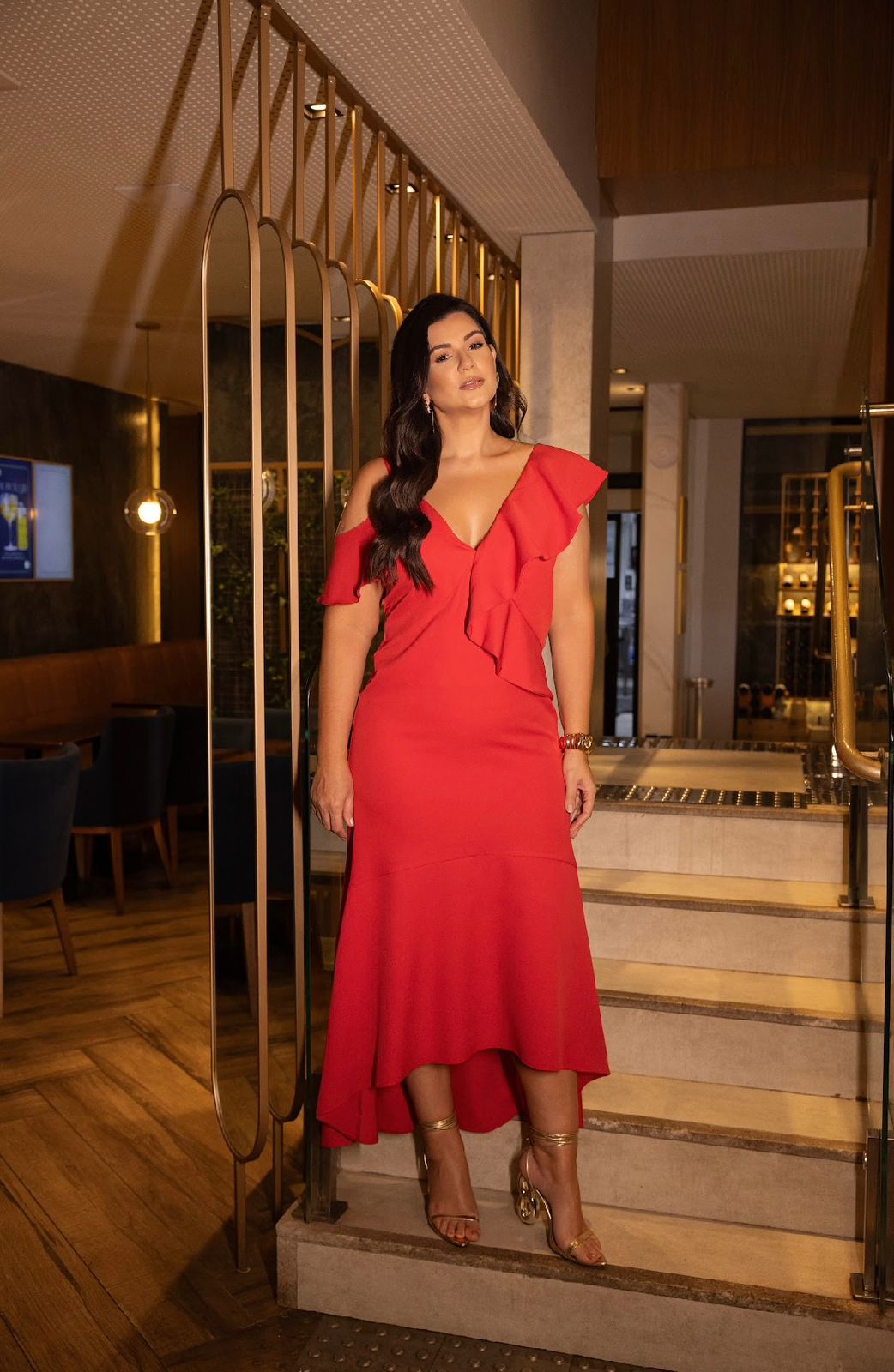 Vestido midi alfaiataria