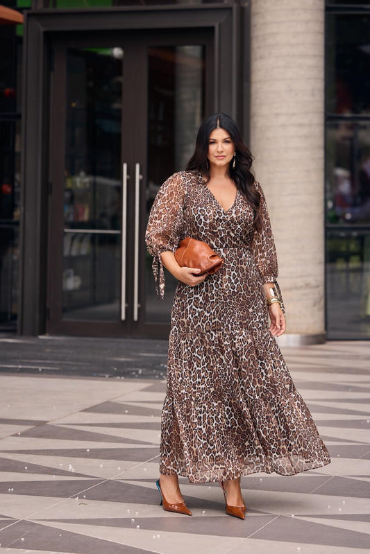 Vestido panare animal print