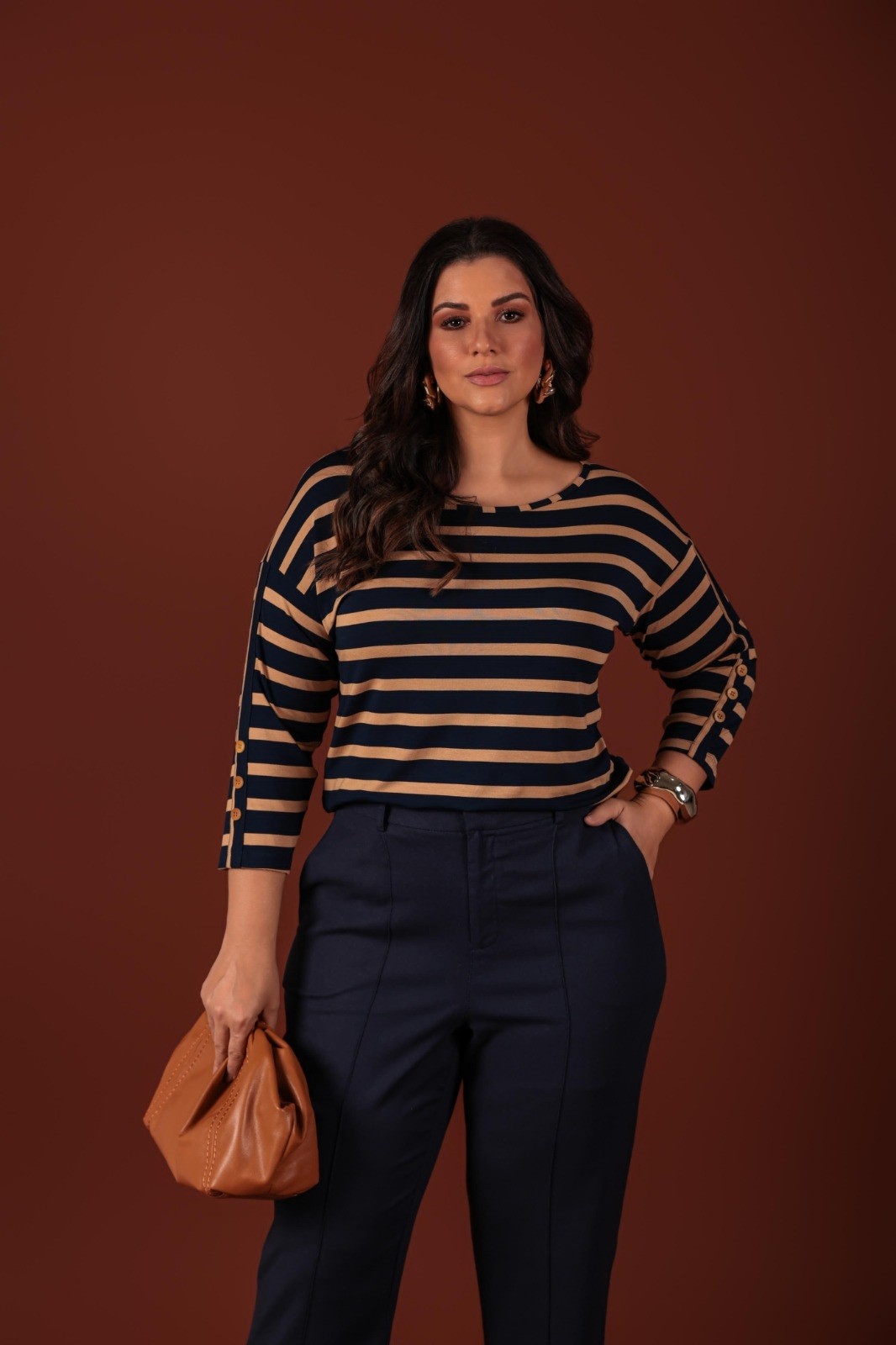 BLUSA MALHA LISTRADA