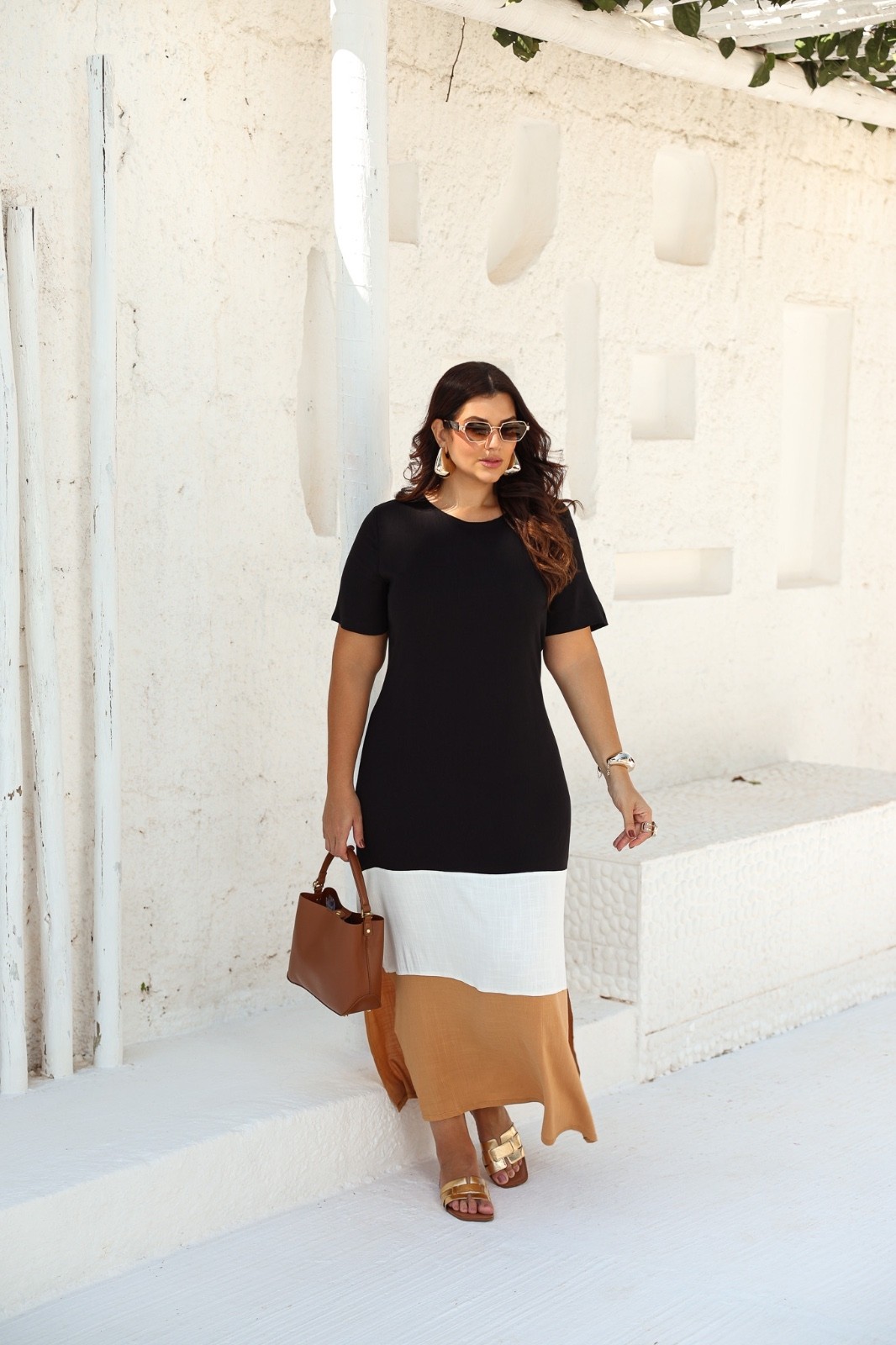 VESTIDO LONGO COLOR