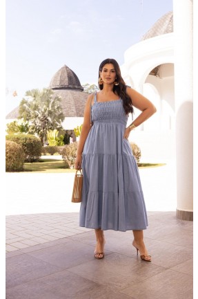VESTIDO ALCINHA COM LASTEX